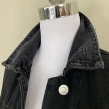 Load image into Gallery viewer, Adult Custom Denim Jacket: Charcoal Black
