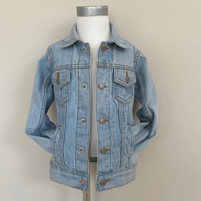 A Custom Denim Jacket: Faded Blue