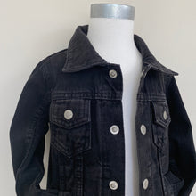 Load image into Gallery viewer, A Custom Denim Jacket: Charcoal Black
